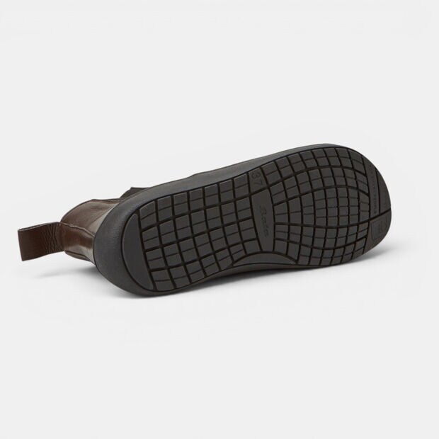 Bottine barefoot en cuir pour femme Bata, Marron