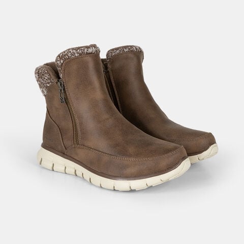 Bottines pour femme SKECHERS SYNERGY, Marron