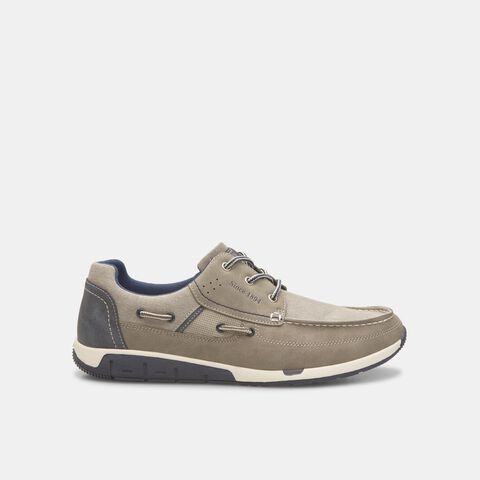 Mocassins bateau pour homme, Gris