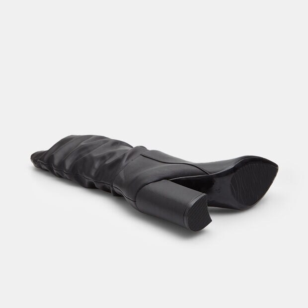 Bottes hautes femme Bata Red Label avec talon de 10 cm, Noir