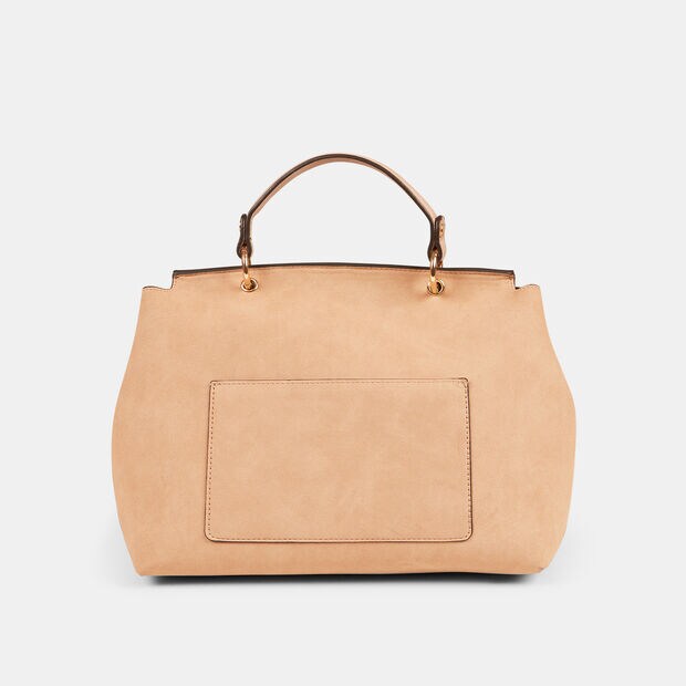 Sac &agrave; main avec boucle, Beige