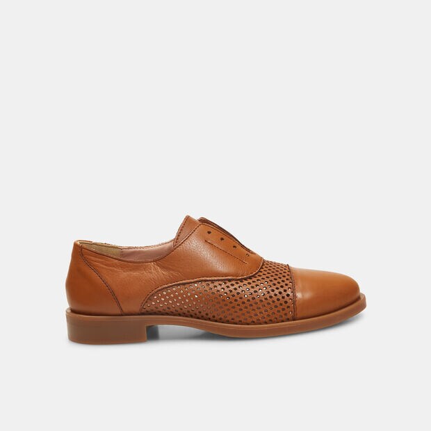 Derbies pour femme en cuir sans lacets, 