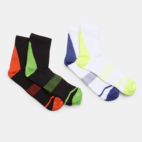Deux paires de chaussettes pour homme 3/4, Neutre