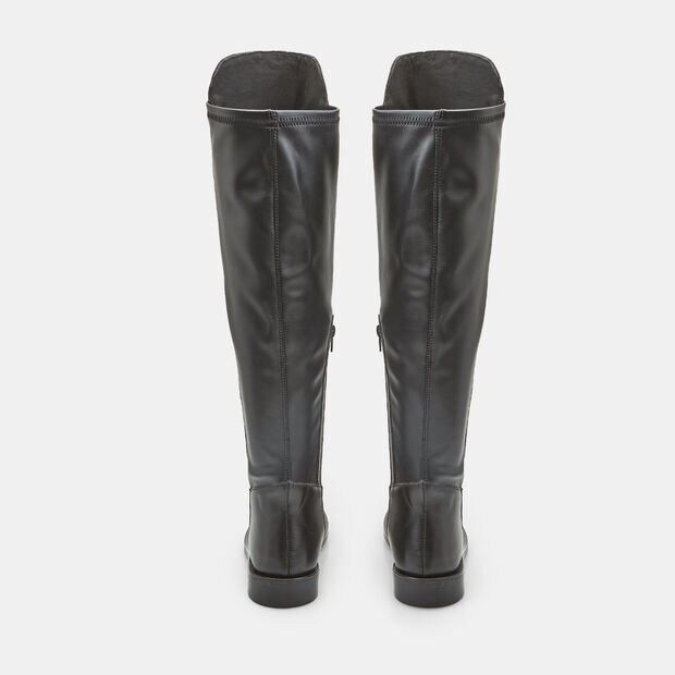 Botte cuissarde pour femme en cuir Bata, Noir