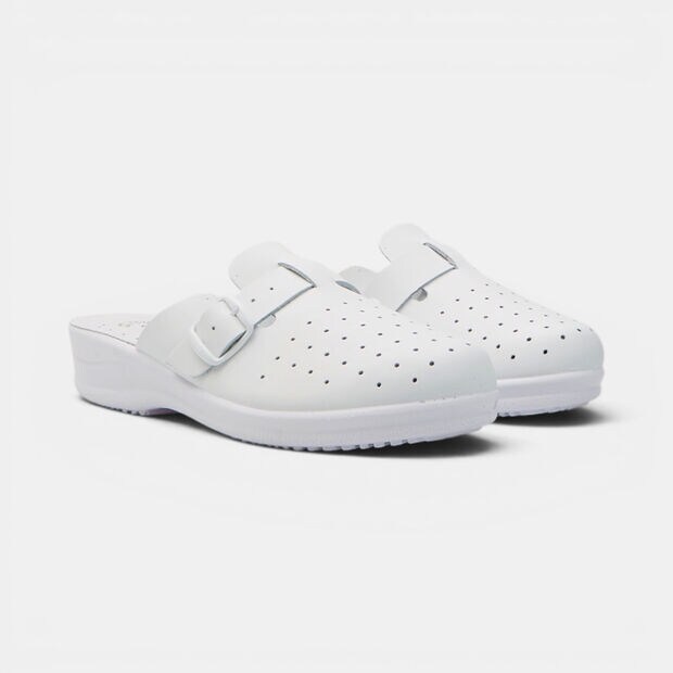 Sabot pour femme en cuir De Fonseca, Blanc