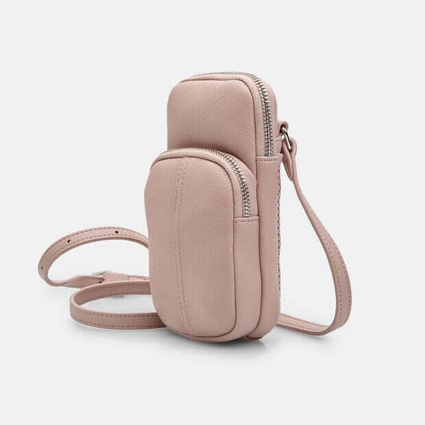 Mini sac avec double poche Bata, Rose