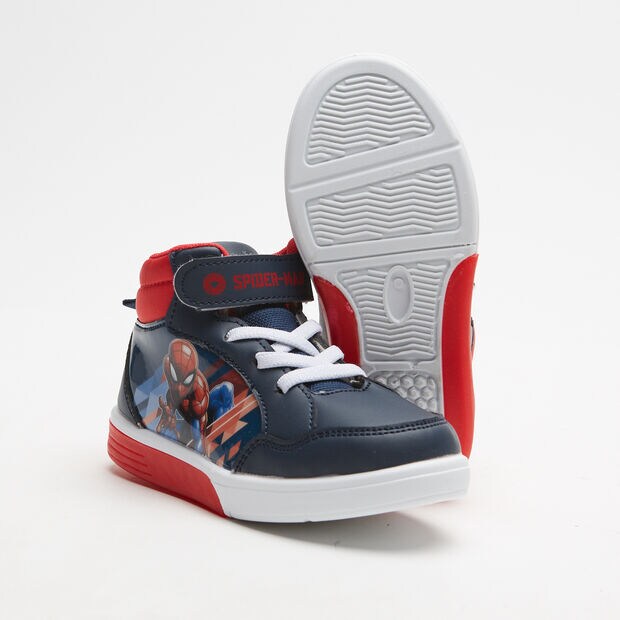 Baskets spiderman avec semelle lumineuse, Bleu