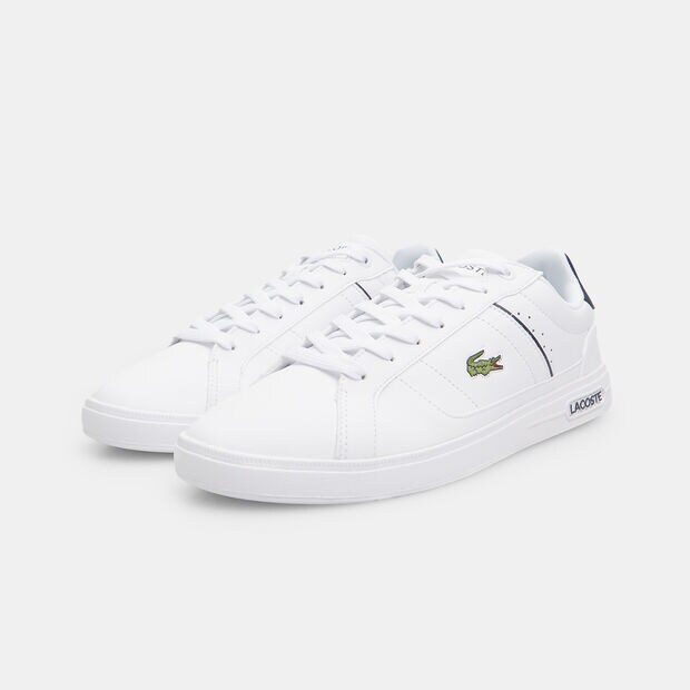 Sneaker pour homme en cuir Lacoste, Blanc