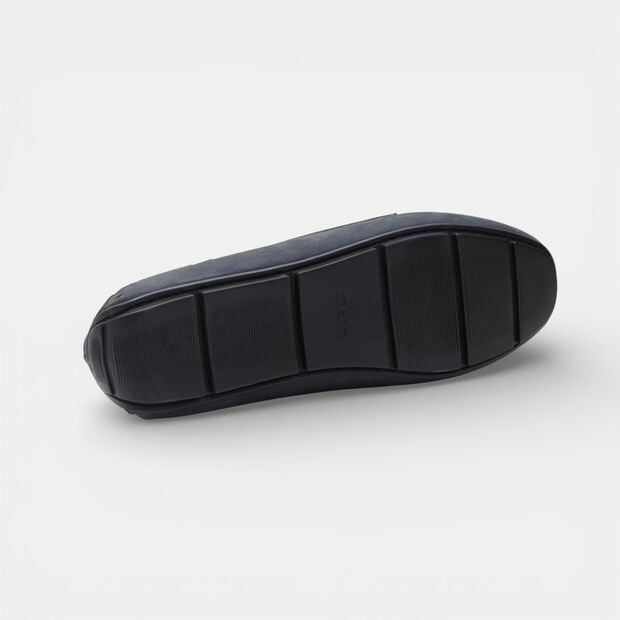 Mocassin mod&egrave;le bateau pour homme en daim Bata, Bleu