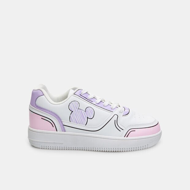 Baskets pour femme avec imprim&eacute; disney, Blanc