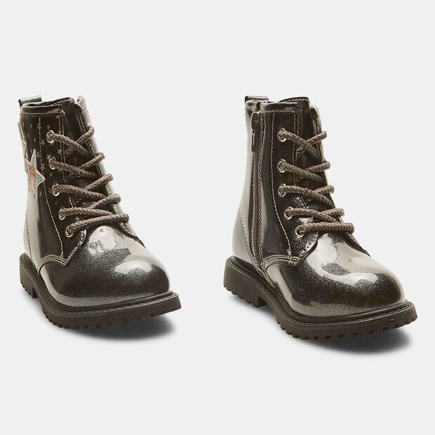 Boots pour fille frozen avec &eacute;toiles, Argent