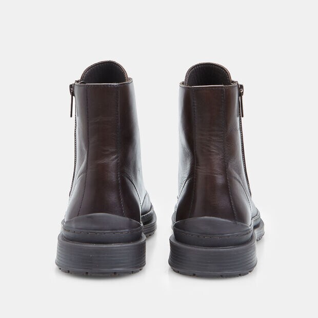 Bottine &agrave; lacets en cuir pour homme Bata, 