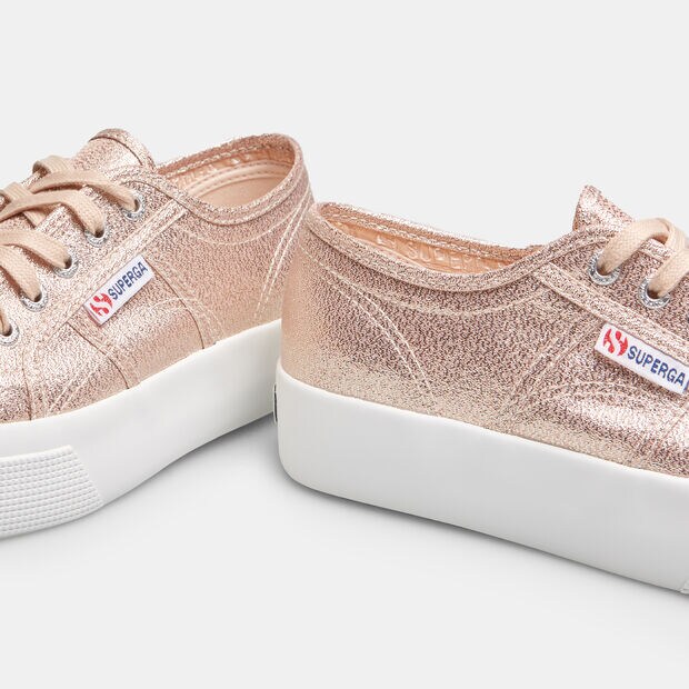 Baskets superga 2730 avec semelle plateforme, Rose