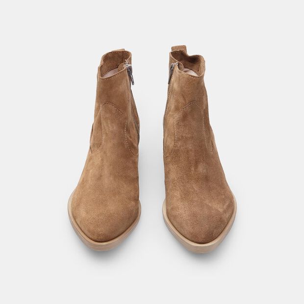 Bottines Western femme en daim BATA, Bronzer