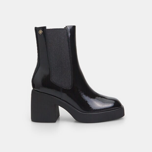 Bottines Chelsea pour femme Bata red label avec large talon, Noir
