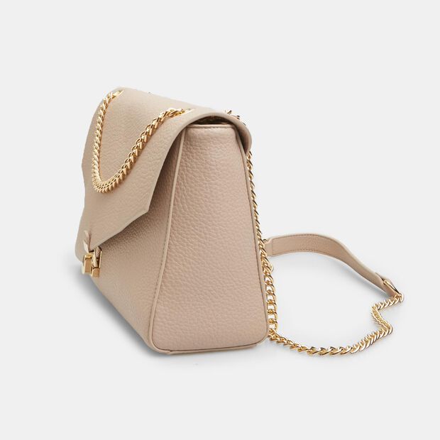Sac bandouli&egrave;re pour femme avec cha&icirc;ne, Rose