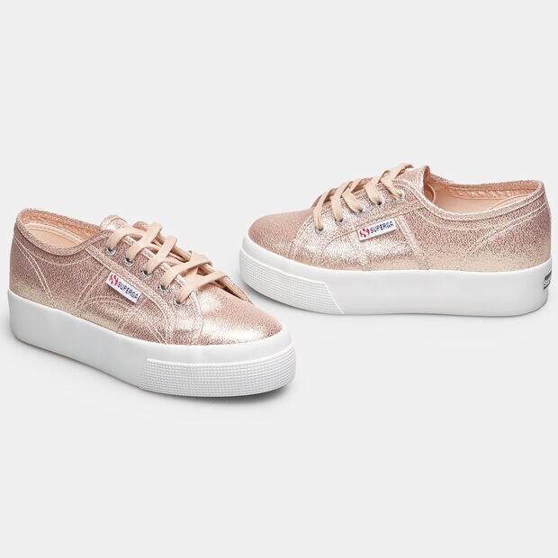 Baskets superga 2730 avec semelle plateforme, Rose