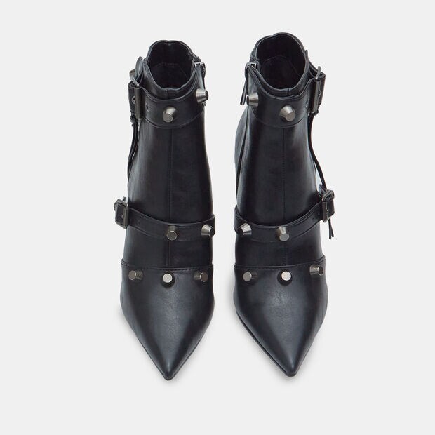 Bottines pour femme avec clous et talon aiguille Fortitude Steve Madden, Noir
