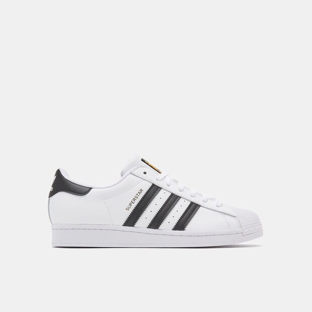 Sneaker adidas superstar in pelle, Bianco