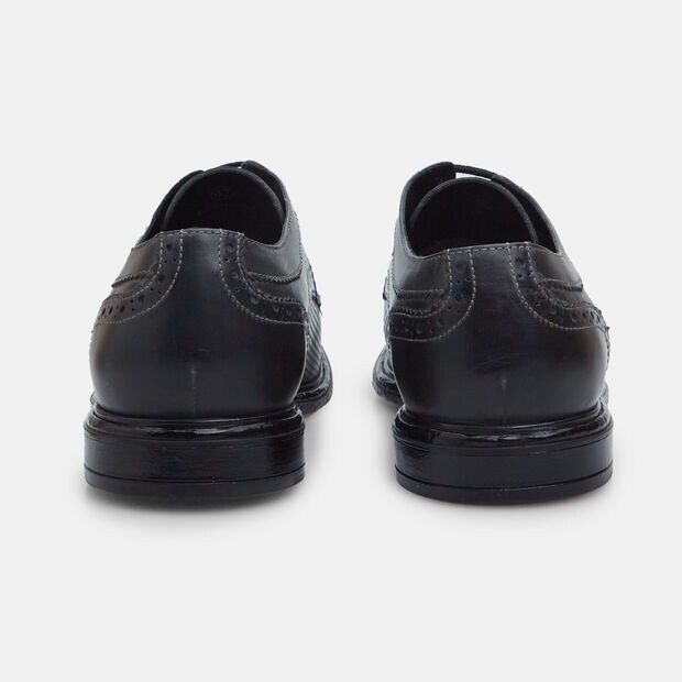 Stringate Derby in Pelle da Uomo BATA , Nero
