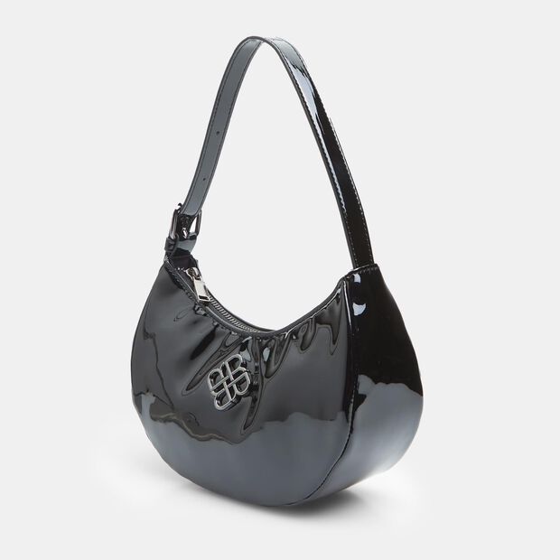 Mini Hobo da donna Bata Red Label effetto patent, 