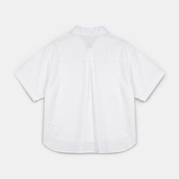 Camicia viscosa da donna Origini, Bianco