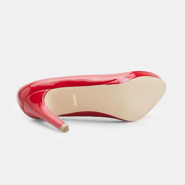 D&eacute;collet&eacute; lucide da donna BATA, Rossa