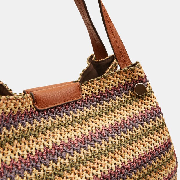 Borsa shopper da donna , Multicolor