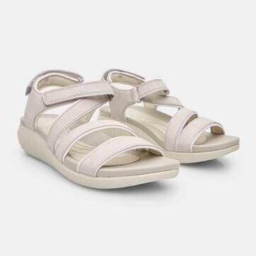 Sandali Con Zeppa Clarks Glide Hi Ella Donna - Tomaia Poliestere, Suola Gomma - Foto 6