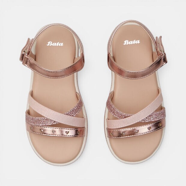 Sandali da bambina Bata con fascette incrociate, 