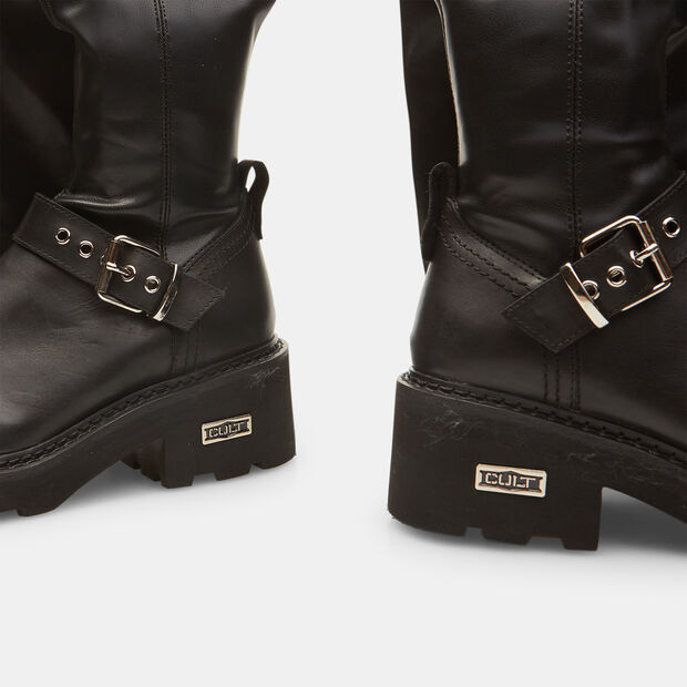 Stivale Cult in pelle, Nero