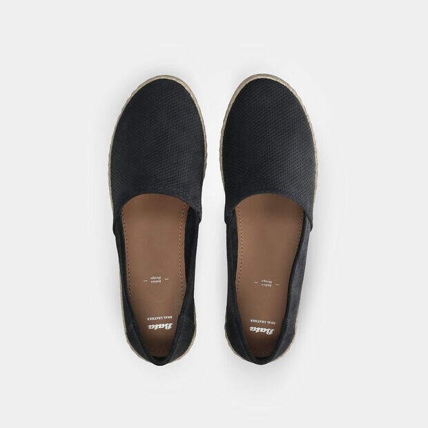 Espadrilla da donna in suede, Blu