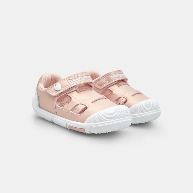 Sandali chiusi da bambina Bubblegummers con strap, Rosa