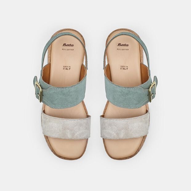 Sandali in suede con zeppa da Donna BATA, 