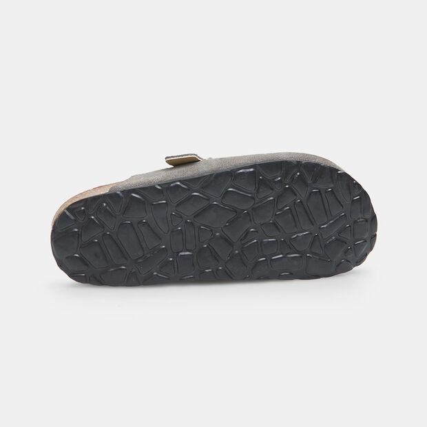 Clog da donna in pelle, Grigio