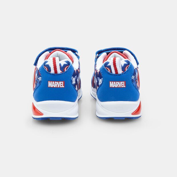 Sneaker Captain America per bambini con luci, Blu