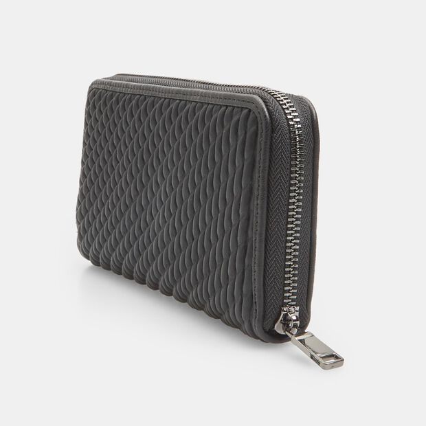Portafoglio da donna zip around, Nero