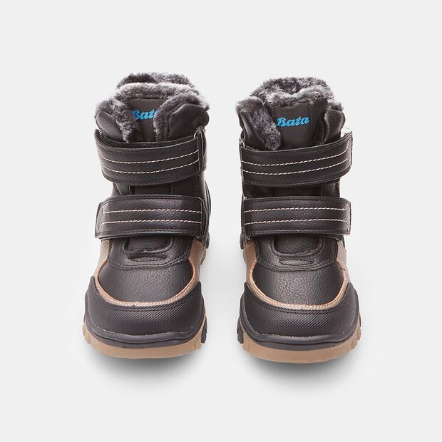 Scarponcini invernali da bambino , Nero