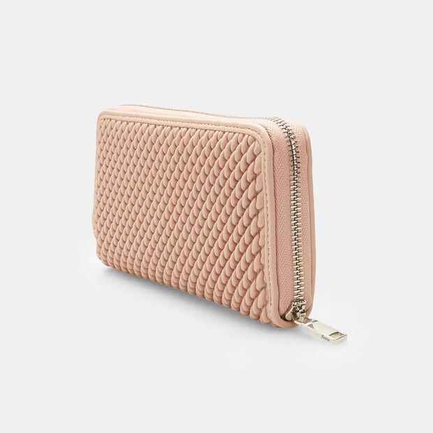 Portafoglio da donna zip around, Rosa