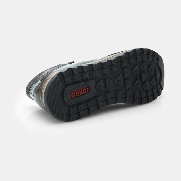 Scarpe Rieker Urban Casual Donna con Lacci, Nero