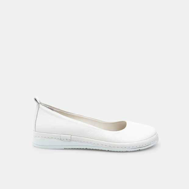 Ballerine in pelle da Donna BATA, Bianco