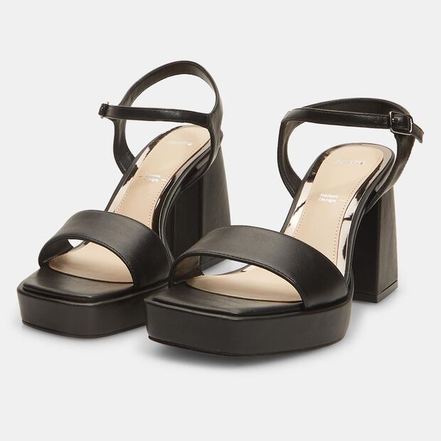 Sandali da donna con tacco e cinturino, 