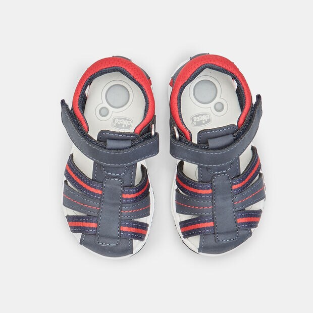 Sandali chiusi da bambino CHICCO FERMO con strap, Blu