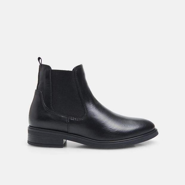 Stivaletti Chelsea da Donna in Pelle, Nero