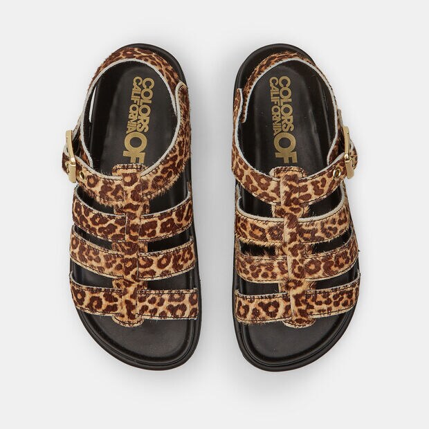 Sandalo da donna Colors of California, Animalier