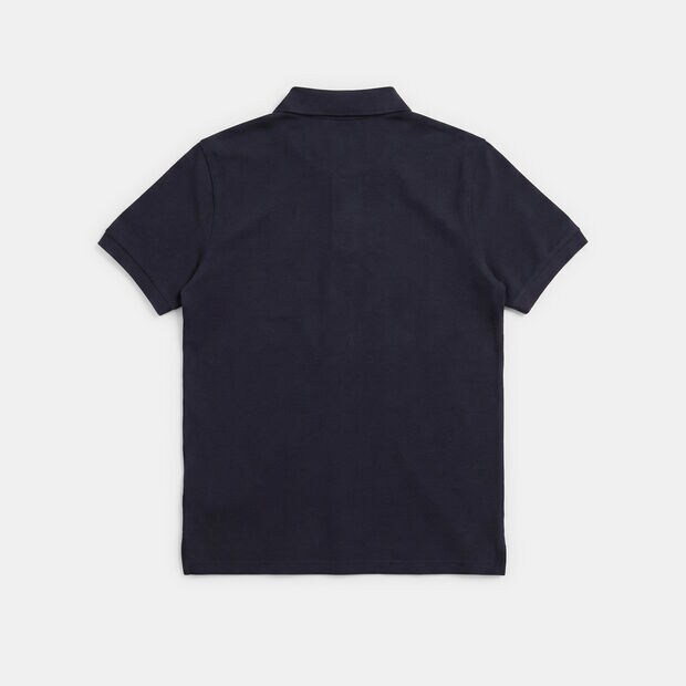 Polo da uomo con bottoni in tinta Bata, Blu