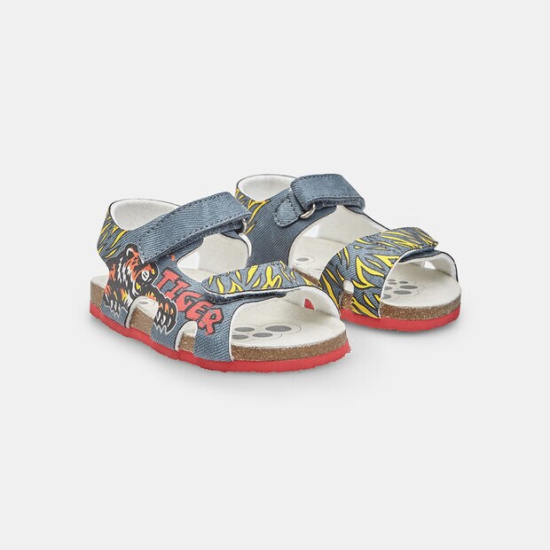 Sandali da bambino CHICCO FAYER con strap, Blu