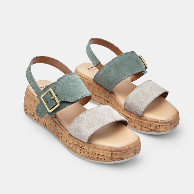 Sandali in suede con zeppa da Donna BATA, 