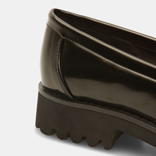 Mocassino da donna con suola platfrom Bata red label, Nero
