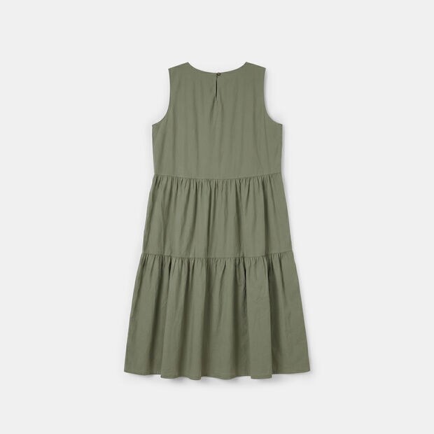 Abito in cotone da donna Origini, Verde
